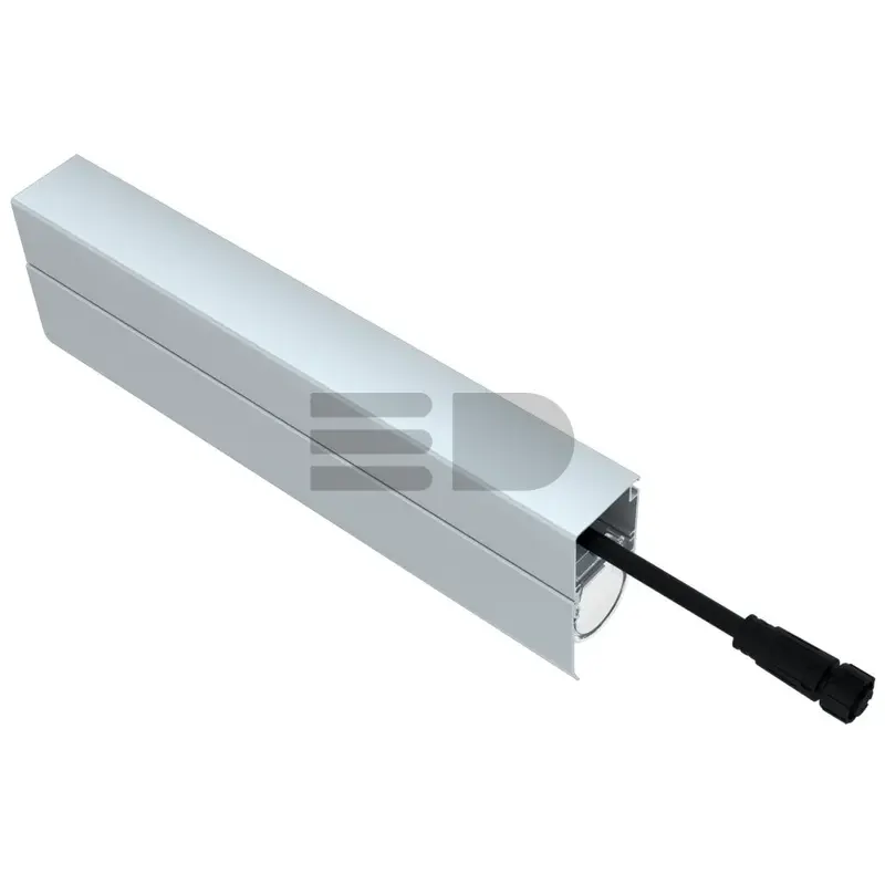 Modern ISV Optic 2 250мм (8Вт/м) 48В DC CRI80 5000К 15° (Профиль, козырек, транзитное штепсельное соединение)