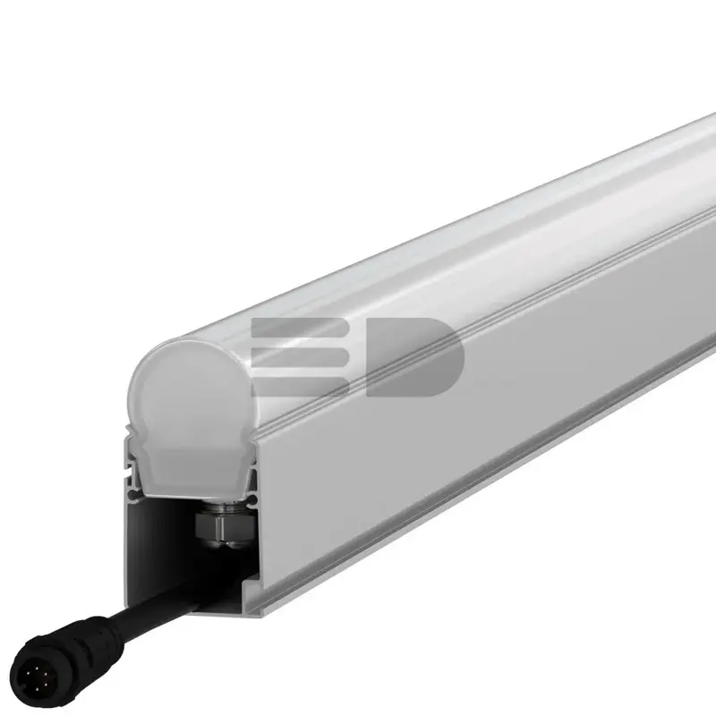 Modern ISV RGBW 10 600мм (18Вт/м) 48В DC 1 пикс. DMX CRI80 5000К Опал (Профиль, транзитное штепсельное соединение)