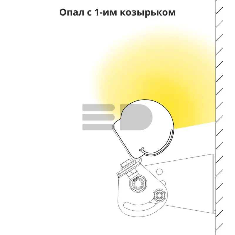 Аксессуары и опции Modern ISVОпця. 548мм. Козырек 1 шт.