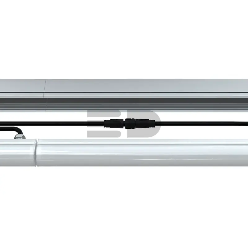 Modern ISV v2 1 180мм (6Вт/м) 48В DC CRI80 3000К Опал (Профиль, козырек, транзитное штепсельное соединение)