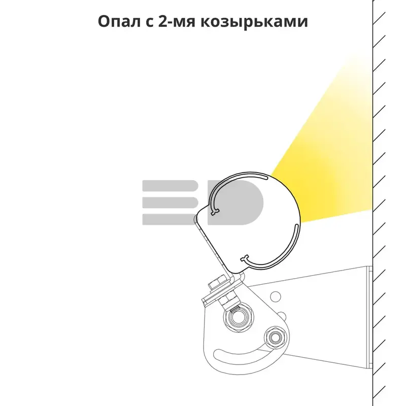 Аксессуары и опции Modern ISVОпця. 91мм. Козырек 2 шт.