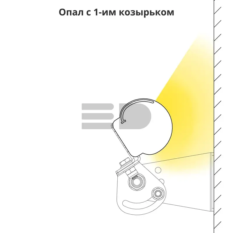 Аксессуары и опции Modern ISVОпця. 395мм. Козырек 1 шт.