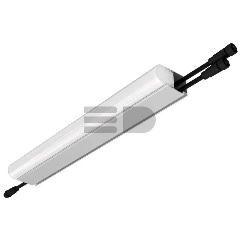 Modern ISV RGBW 7 400мм (18Вт/м) 48В DC 1 пикс. DMX CRI80 3000К Опал (Профиль, транзитное штепсельное соединение)