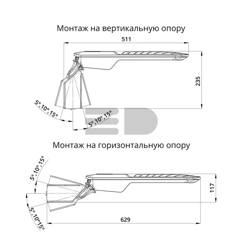 Storm M 90 CRI70 4000К 140х50°