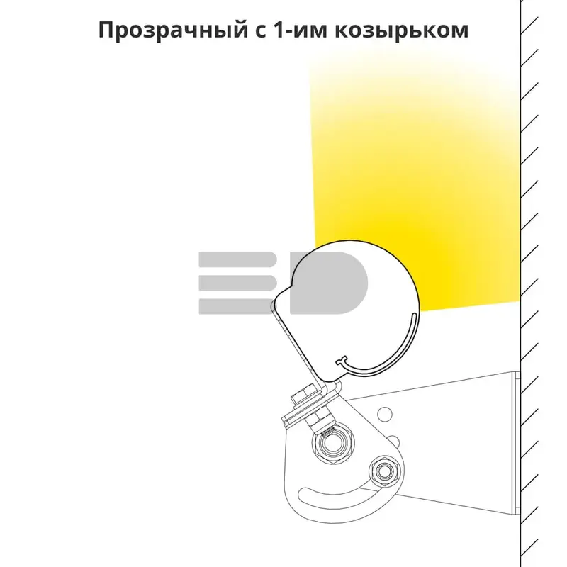 Аксессуары и опции Modern ISVОпця. 395мм. Козырек 1 шт.