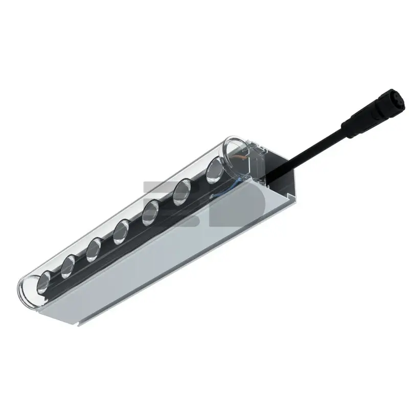 Modern ISV Optic 2 250мм (8Вт/м) 48В DC CRI80 4000К 45° (Профиль, транзитное штепсельное соединение)