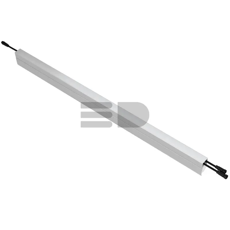 Modern ISV RGBW 18 1000мм (18Вт/м) 24В DC 8 пикс. DMX CRI80 3000К Опал (Профиль, козырек, транзитное штепсельное соединение)