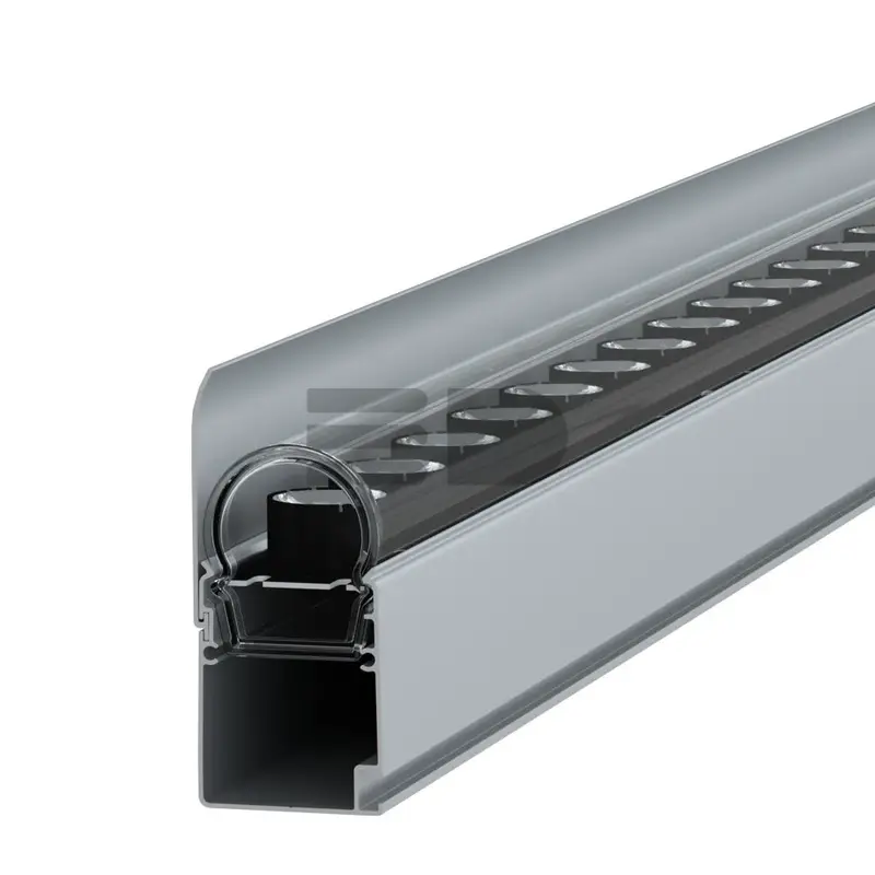 Modern ISV Optic 6 750мм (8Вт/м) 48В DC CRI80 3000К 15х60° (Профиль, козырек, транзитное штепсельное соединение)