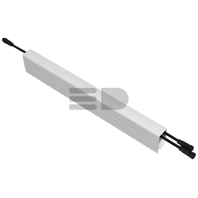 Modern ISV RGBW 9 500мм (18Вт/м) 24В DC 4 пикс. DMX CRI80 4000К Опал (Профиль, козырек, транзитное штепсельное соединение)