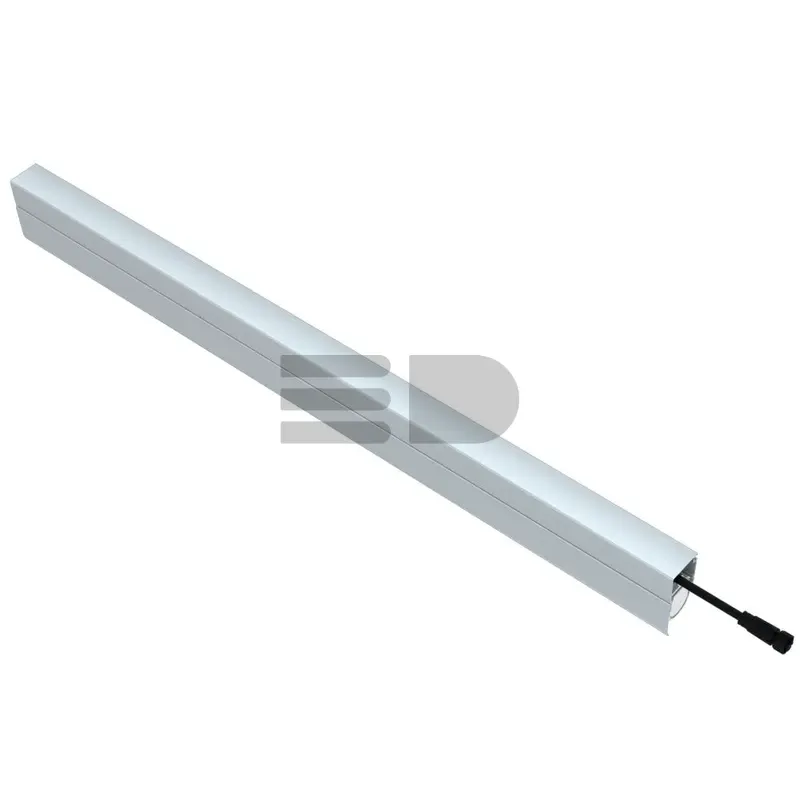 Modern ISV Optic 12 750мм (16Вт/м) 48В DC CRI80 3000К 45° (Профиль, козырек, транзитное штепсельное соединение)